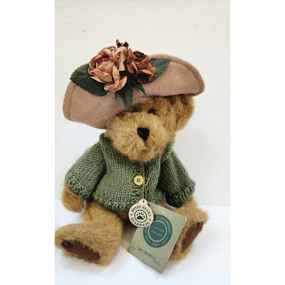 1985 Boyds Bears Plush Bear Mrs. Trumbull 10” #91833 Retired 1998 w/tags - Picture 1 of 9
